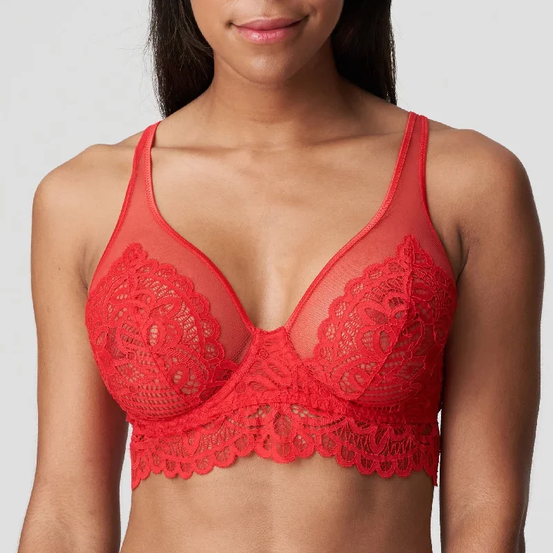 Prima Donna Twist First Night Plunge Longline Bra 014-1886 Pomme D'amour