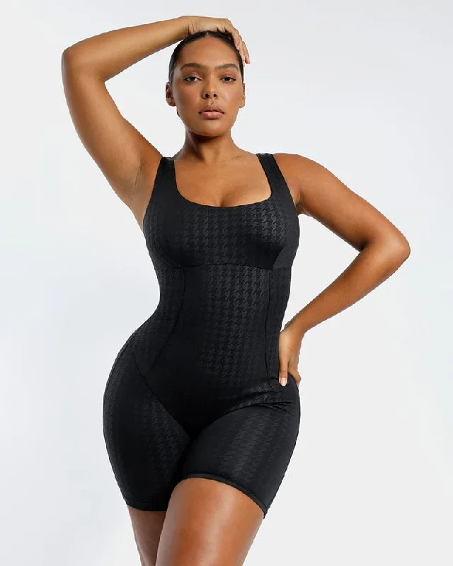 AirSlim Classic Swallow Gird Mid Thigh Bodysuit