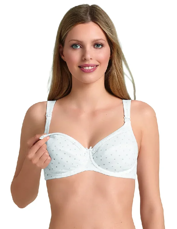 Anita Miss Cotton 5056 Pearl White Nursing Bra