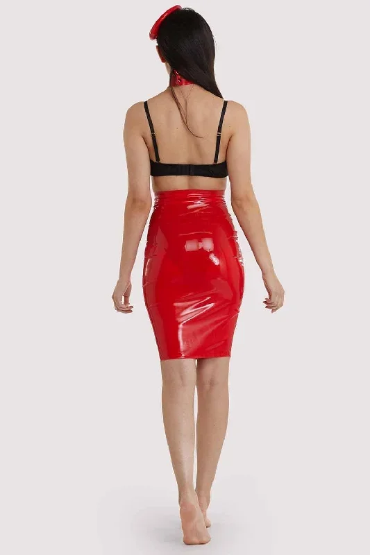 bettie-page-latex-hobble-skirt