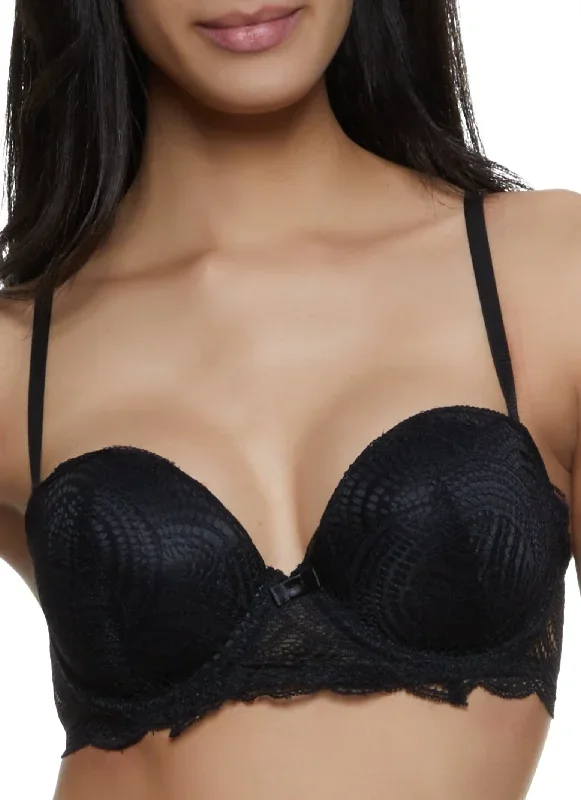 Scalloped Balconette Bra | Converts to Strapless