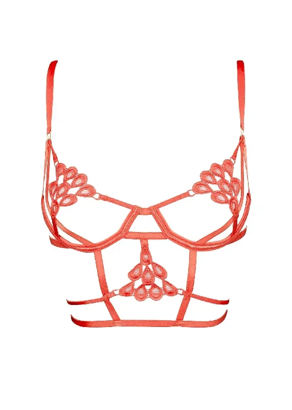 Aria Wired Bra (Cayenne Red)