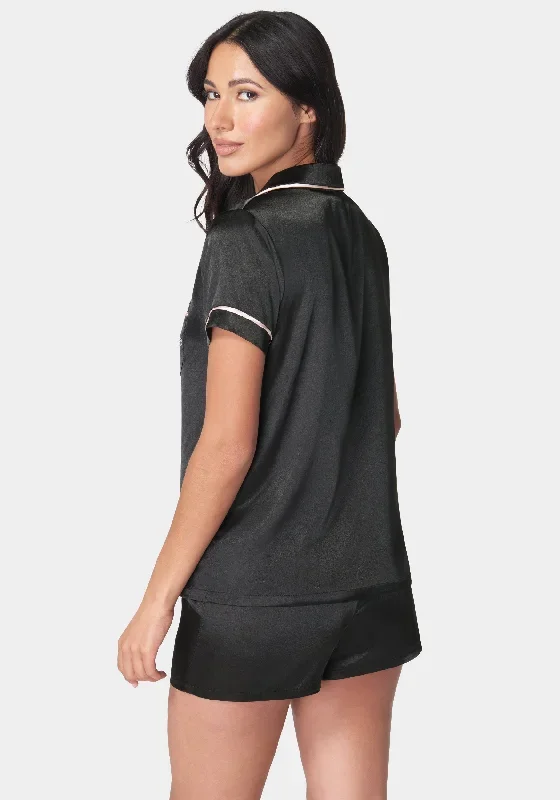 button-up-short-set-black