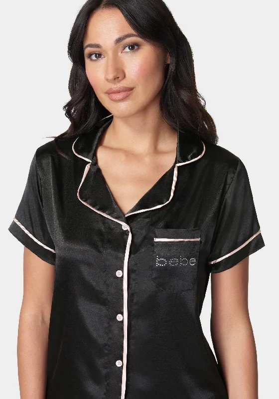 button-up-short-set-black