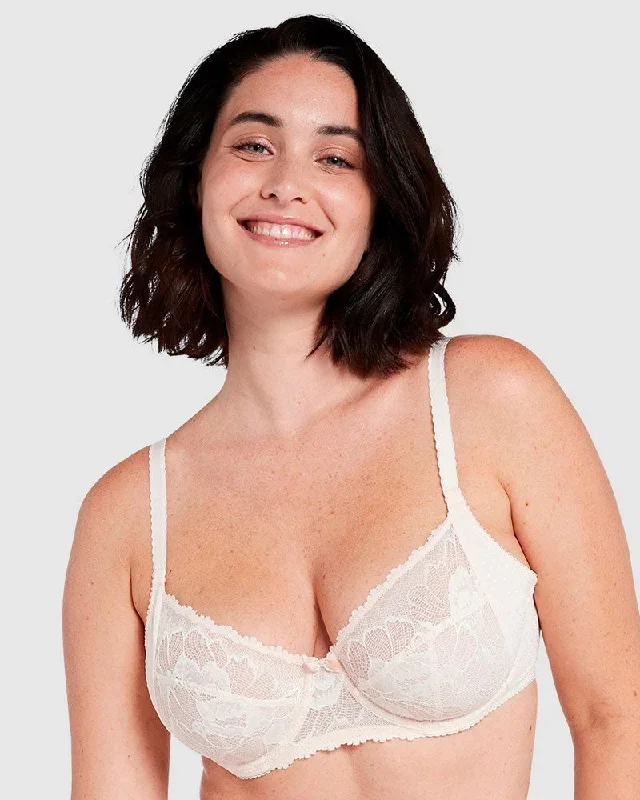 Capucine Wired Two-Tone Lace Bra Sans Complexe