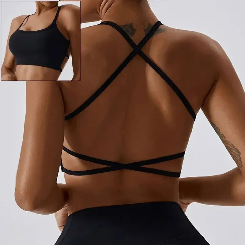 Cloud Hide Sexy Back Yoga Bra