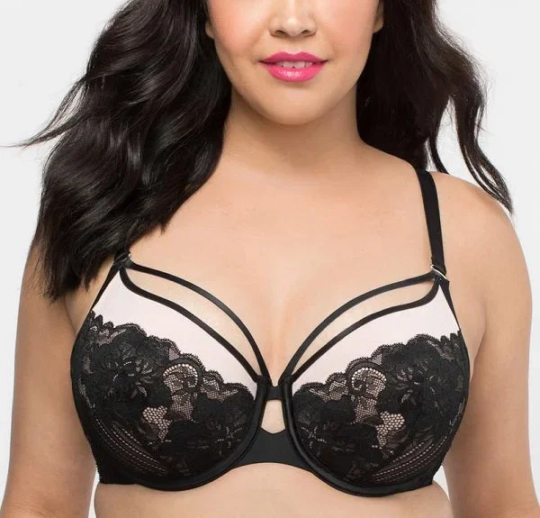 Curvy Couture Tulip Lace Push Up 1267