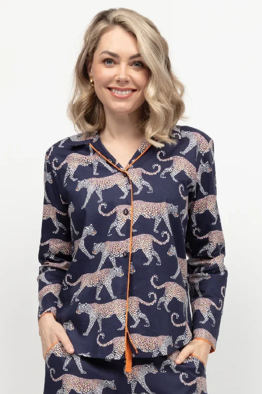 cyberjammies-taylor-leopard-print-long-sleeve-pyjama-top-navy