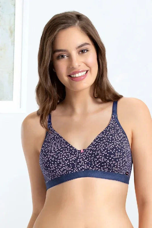 every de Non-Padded Non-Wired Delicate Dalies Printed Bra - Eclipse Pr