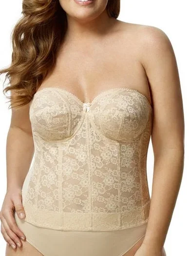 Elila Lace Nude Unlined Bustier 6621