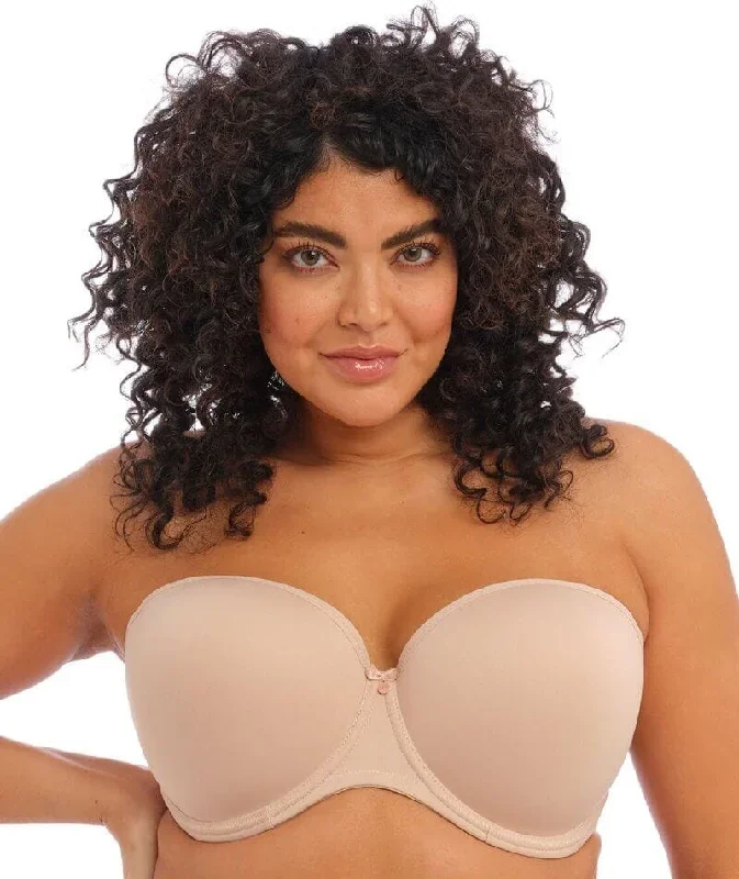 Elomi Smooth Underwired Moulded Strapless Bra - Sahara