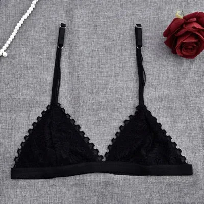 floral-lace-bra-wire-free-bralette-lingerie