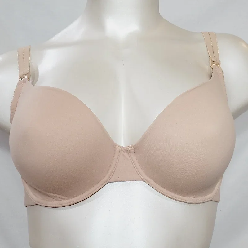 Gilligan & O'Malley Everyday Unlined Nursing Underwire Bra 38DDD Honey Beige NWT