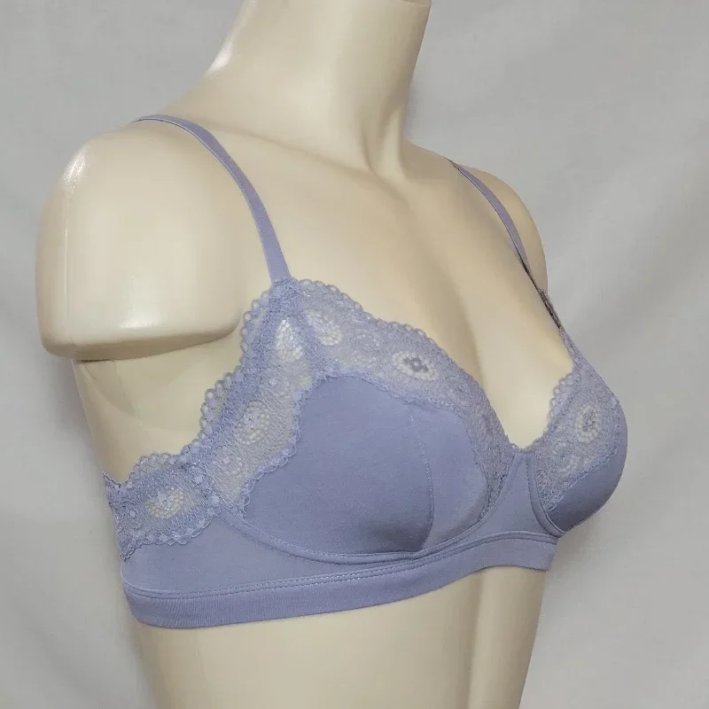 gilligan-omalley-modal-lace-trim-bralette-size-xs-x-small-misty-blue