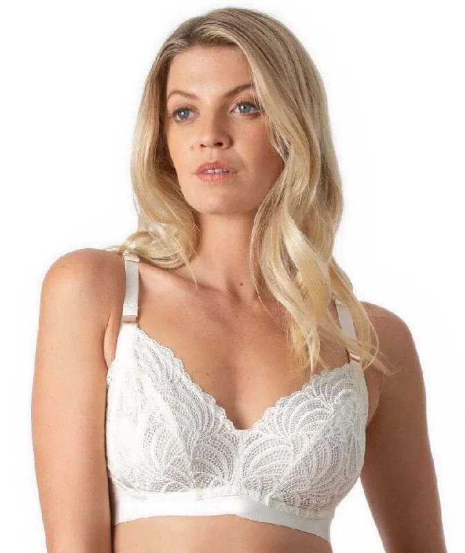 Hotmilk Warrior Soft Cup Wire-Free Nursing Bra - Ivory