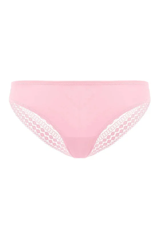 HSIA Polka Dot Super Soft Pink Lace Back Cheeky Underwear