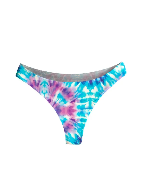 Kaleidoscope Blue Mid-Rise Modal Thong