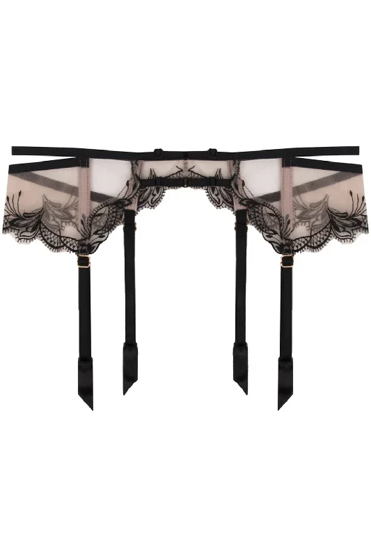 lise-charmel-follement-sexy-suspender-belt-nude-black