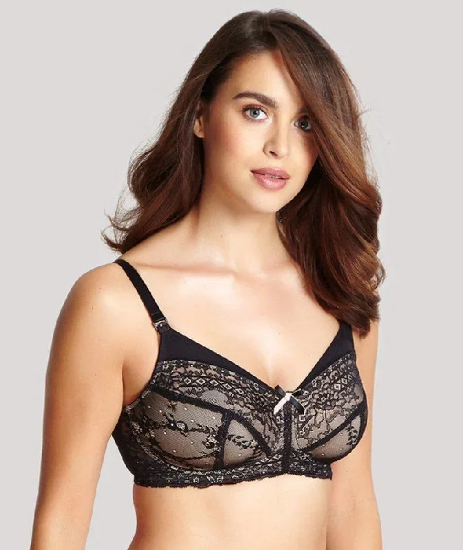 Panache Sophie Wire-free Nursing Bra - Black