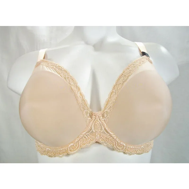 Paramour by Felina 135008 Vivien Plunge Contour Underwire Bra 40DD Sugar Baby Nude NWT