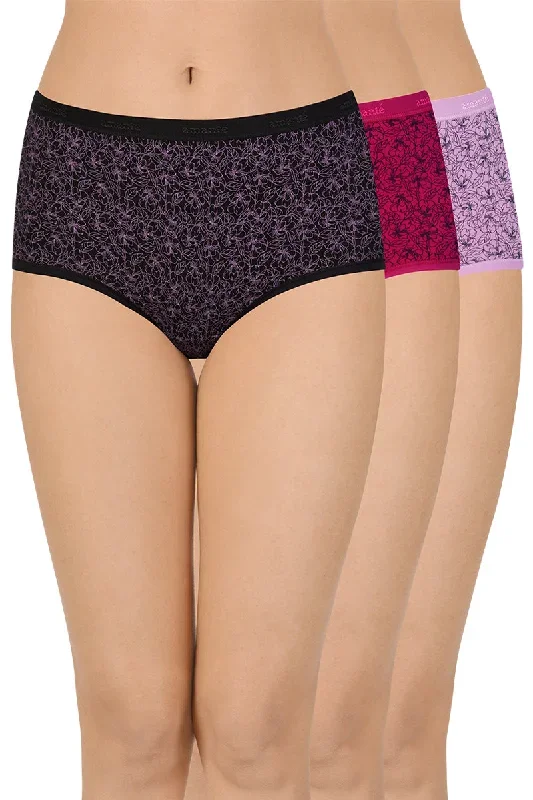 Printed Full Brief Panty (Pack of 3)