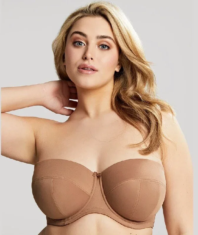 Sculptresse Dana Strapless Underwired Bra - Caramel