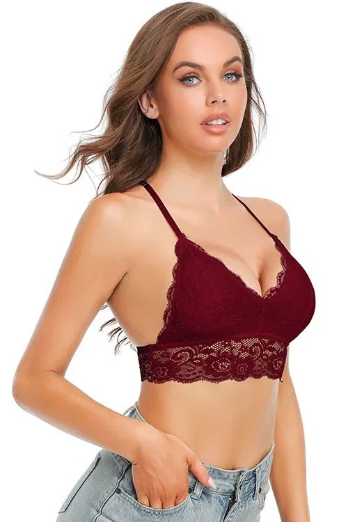 shekini-lace-floral-bra-deep-v-bralette-front-closure-wire-free-racerback-everyday-bra-1