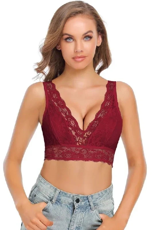 shekini-lace-floral-bra-deep-v-bralette-wire-free-bustier