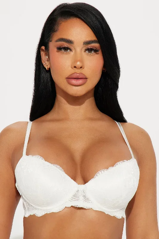 Sweet Fantasy Extreme Push Up Lace Bra - Ivory