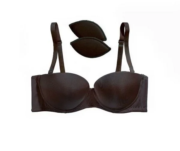 The Little Bra Company Sascha Black Strapless Bra F001S