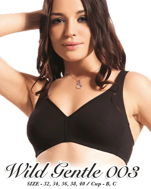 Wild Gentle 003 Bra - Flourish Bra - Cotton Bra - Non Padded Non Wired Bra