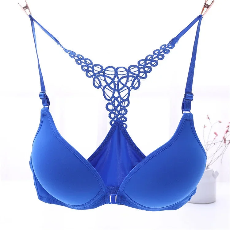 Push Up Bras Silicone Bust Front Closure