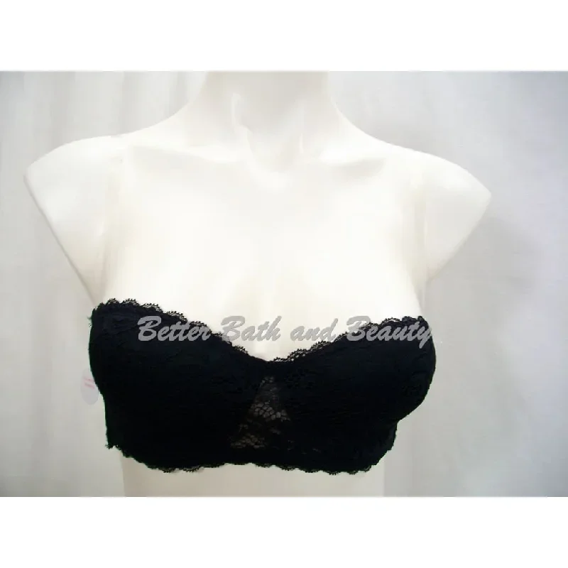 Xhilaration Lace Lightly Lined Convertible Strapless Underwire Bra 32B Black