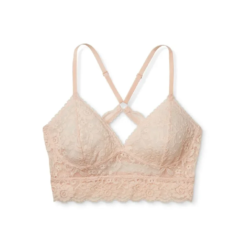 xhilaration-wire-free-racerback-sheer-lace-bralette-medium-feather-peach-nwt