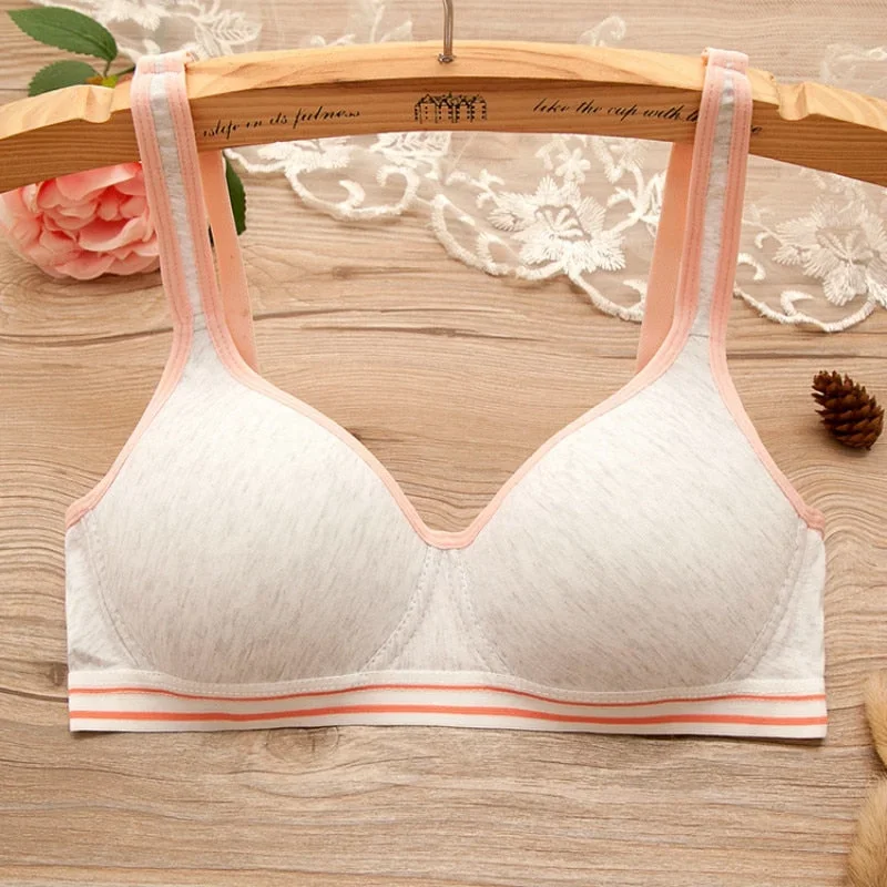 Small Bust Seamless Push Up Bras for Teenager Girls